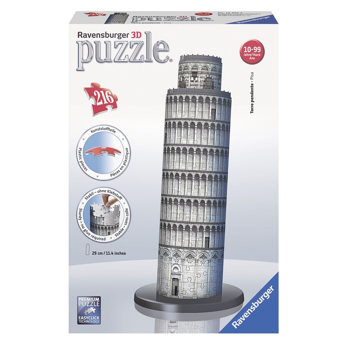 RAVENSBURGER - Puzzle 3D Torre De Pisa Ravensburger