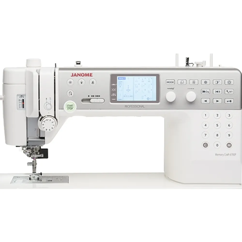 Janome MC6700P Blanco, foto 8