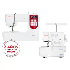 JANOME - Combo Máquina DM7200 + 8002D