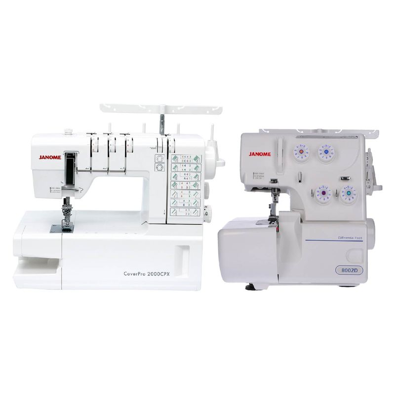 JANOME - Combo Máquina 2000CPX-8002D Janome