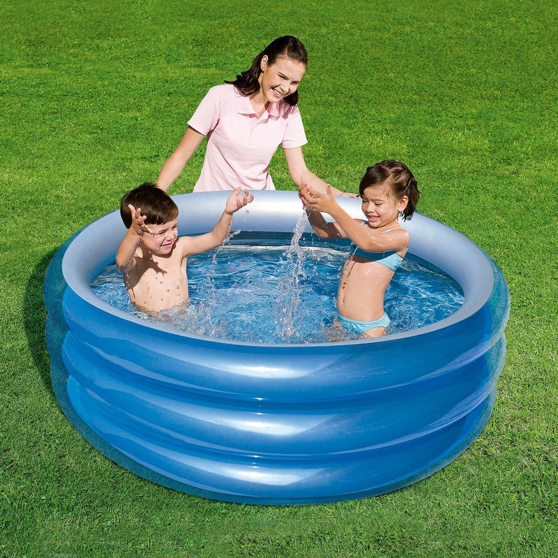 BESTWAY - Piscina Inflable Metálica 3 Anillos 170 x 53 cm. Bestway