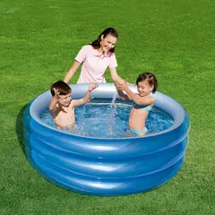 BESTWAY - Piscina Inflable Metálica 3 Anillos 150 X 53 Cm.