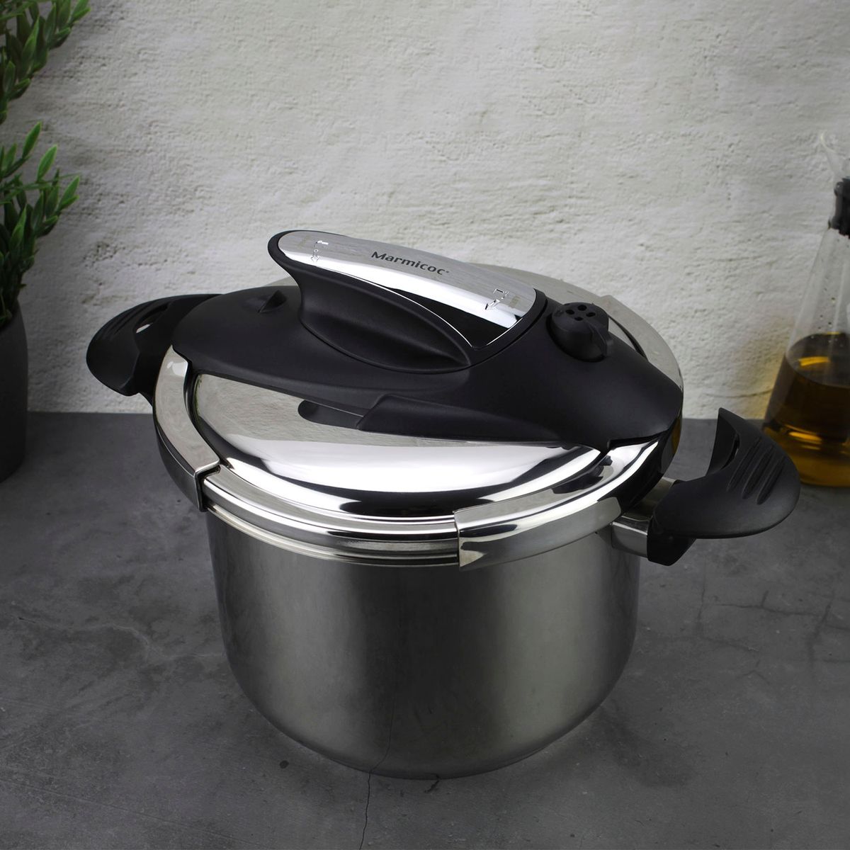 MARMICOC - Olla a Presión Acero Inoxidable Innova 24 cm Marmicoc