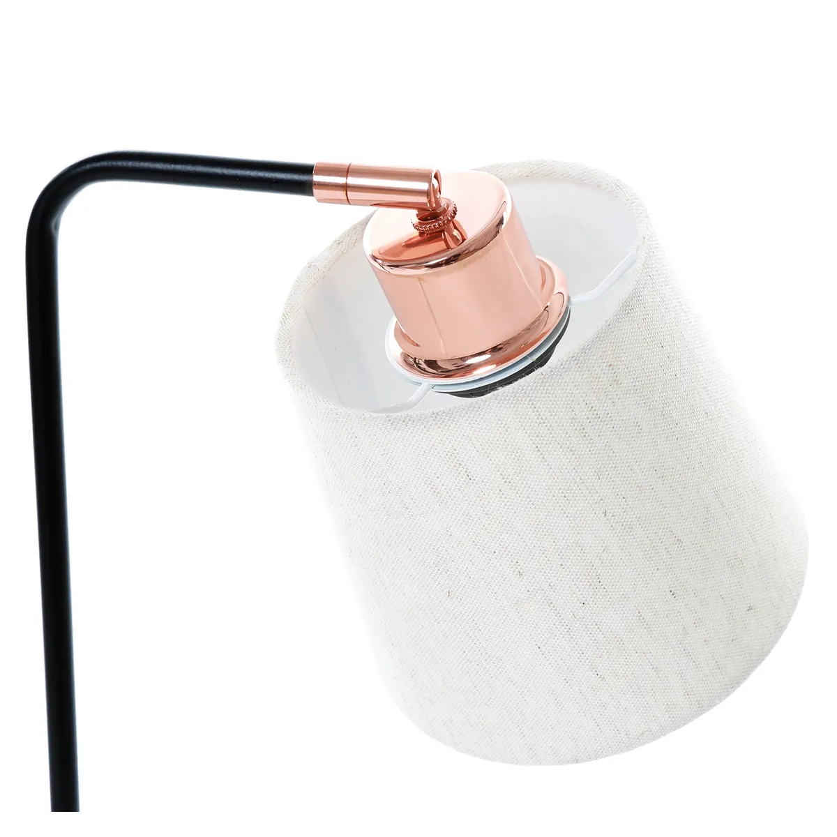 DISEÑO 3 - Lámpara Velador Negra Cobre Diseño 3