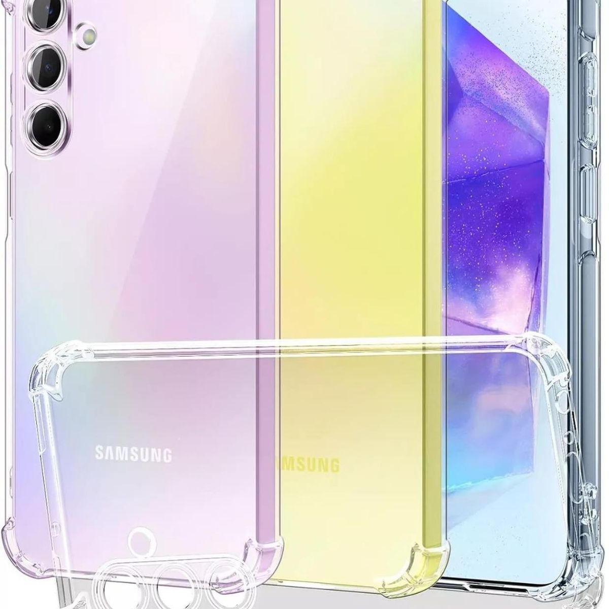 GENERICO - Carcasa Antishock Para Samsung Galaxy A55 5g - Agua