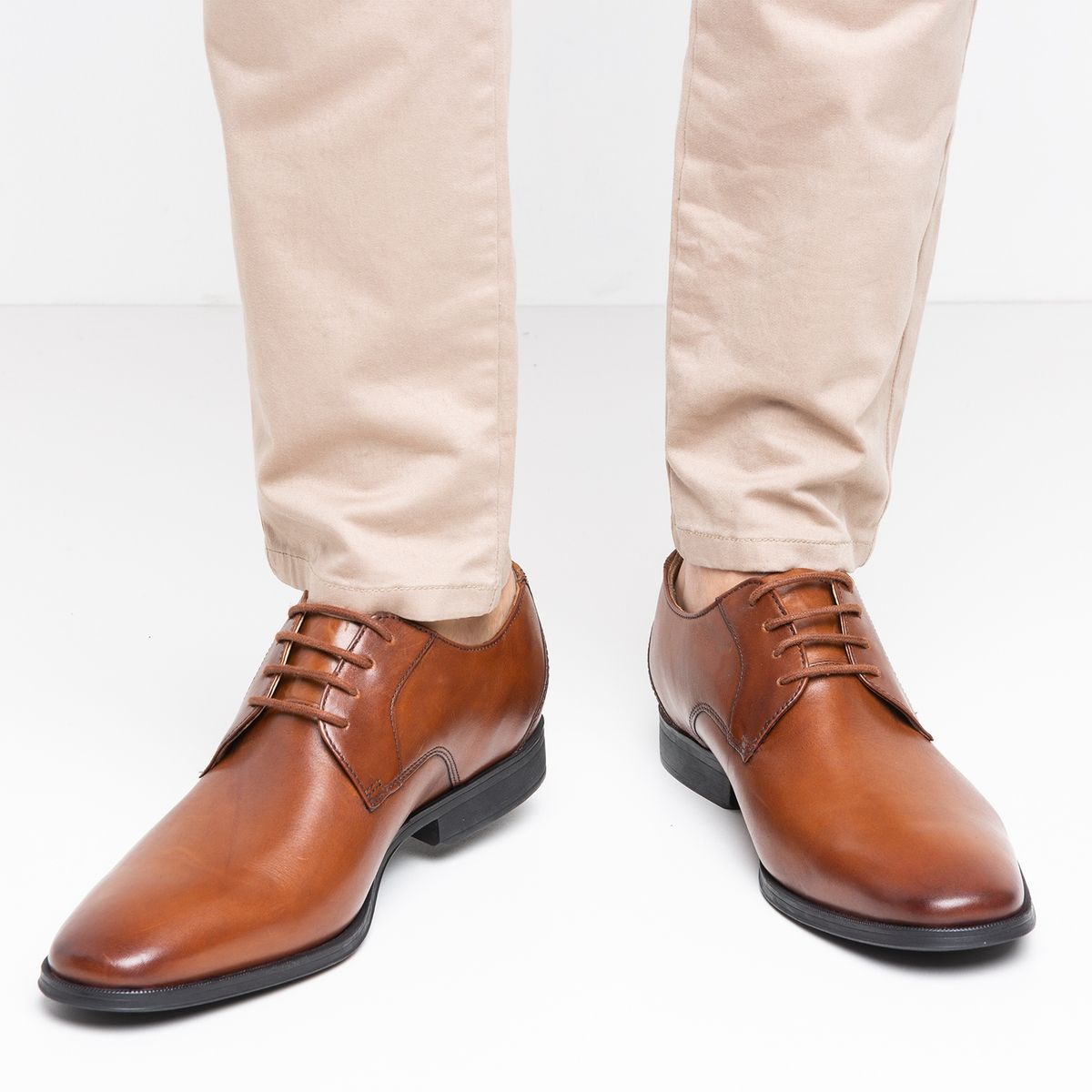 CLARKS - Clarks Zapato Formal Hombre Cuero Café