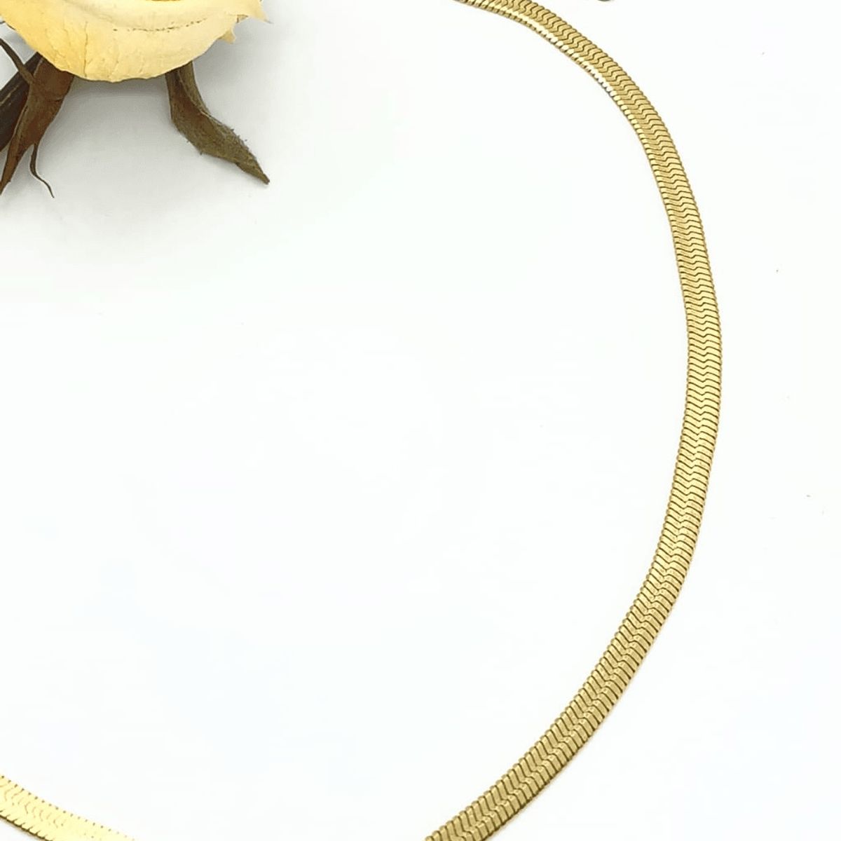 ELBAULDEJUMA - Colgante forma v gargantilla chapado en oro 18k negra