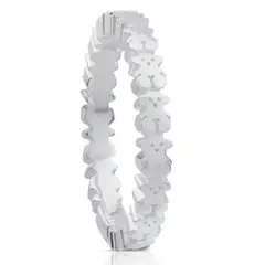 TOUS - Anillo Icon Mesh De Acero Y Plata Vermeil Rosa Con Perla Mujer