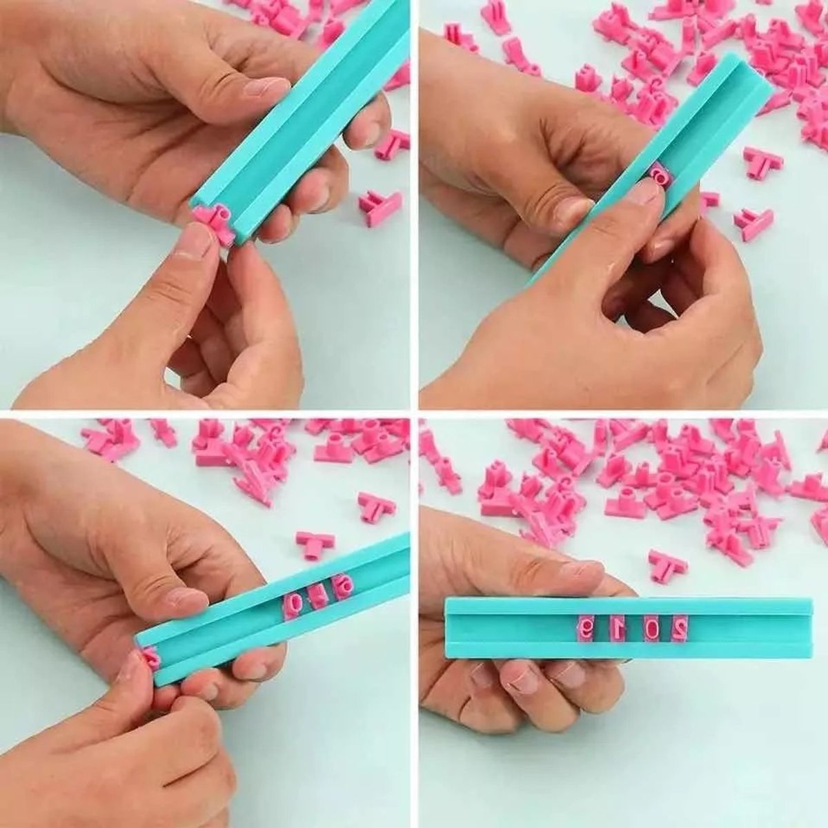 GENERICO - Marcador Sellos Abecedario Números Regla Repostería Cocina