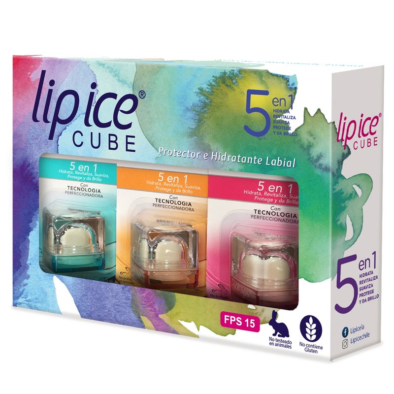 LIP ICE - Set de Bálsamos Labiales Lip Ice Cube