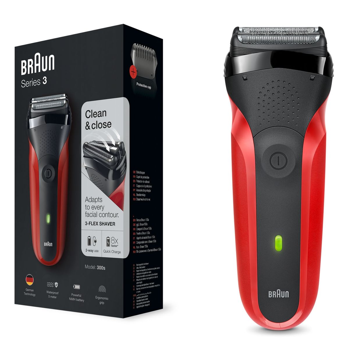 BRAUN - Afeitadora Braun Serie 300R