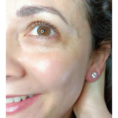 Imagen 2 del producto Pendientes canasto punto luz plata fina ley S925 lujosos