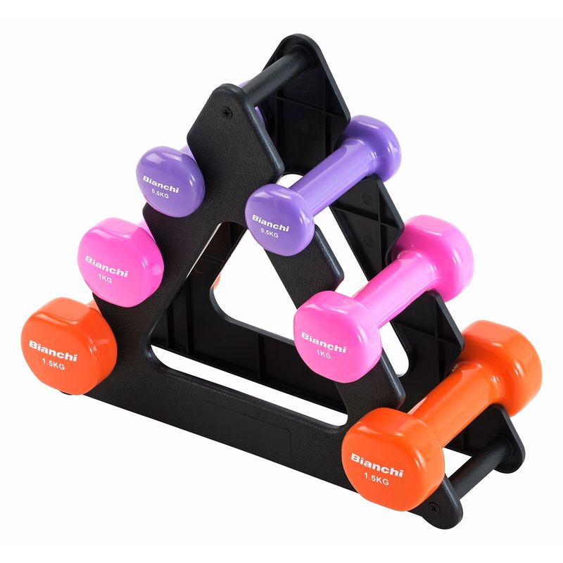 BIANCHI - Set De Pesas 6 Kg Colores Bianchi