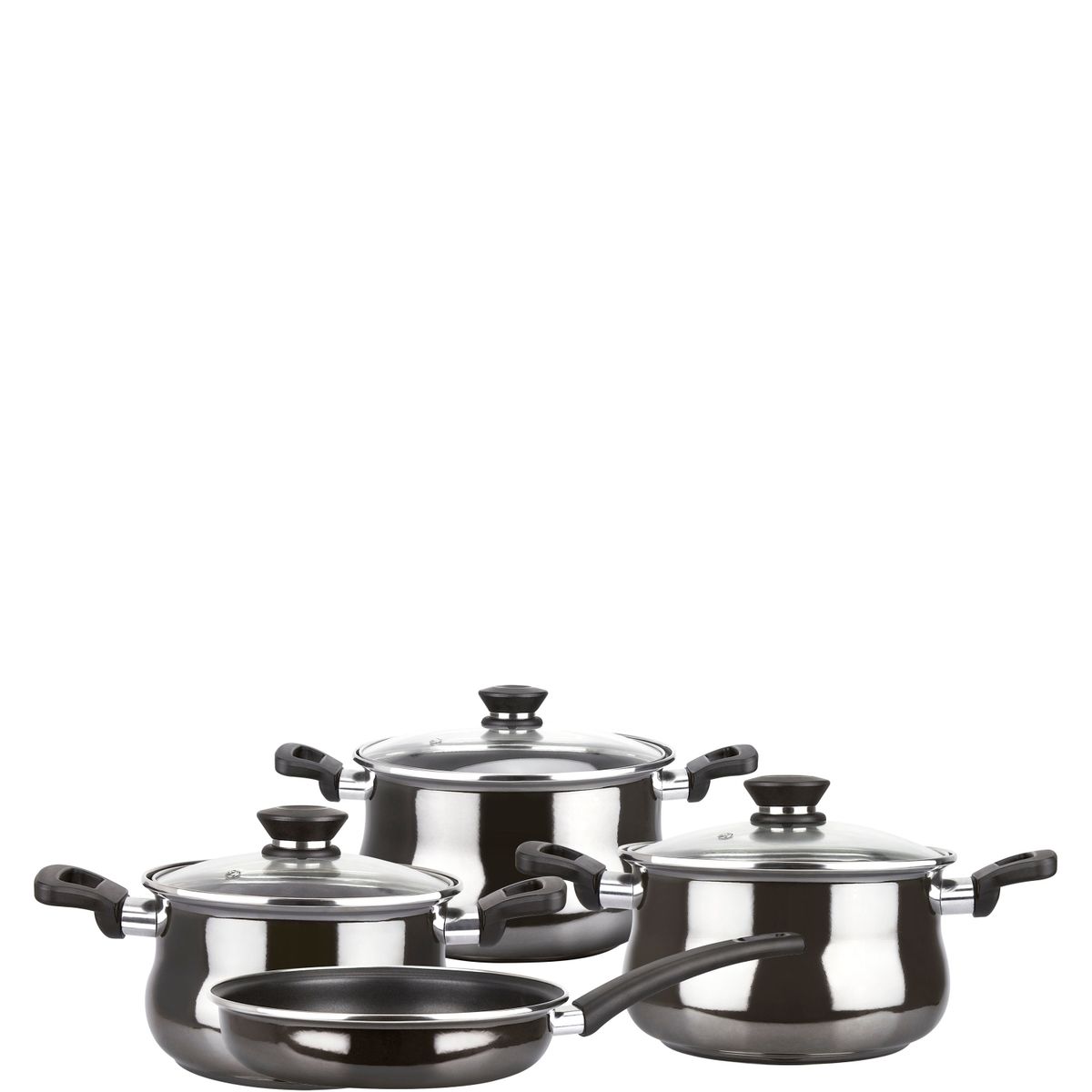 MAGEFESA - Batería de Cocina Antiadherente Zafiro 7 Piezas Magefesa