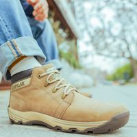 Botín Hombre Cuero Café