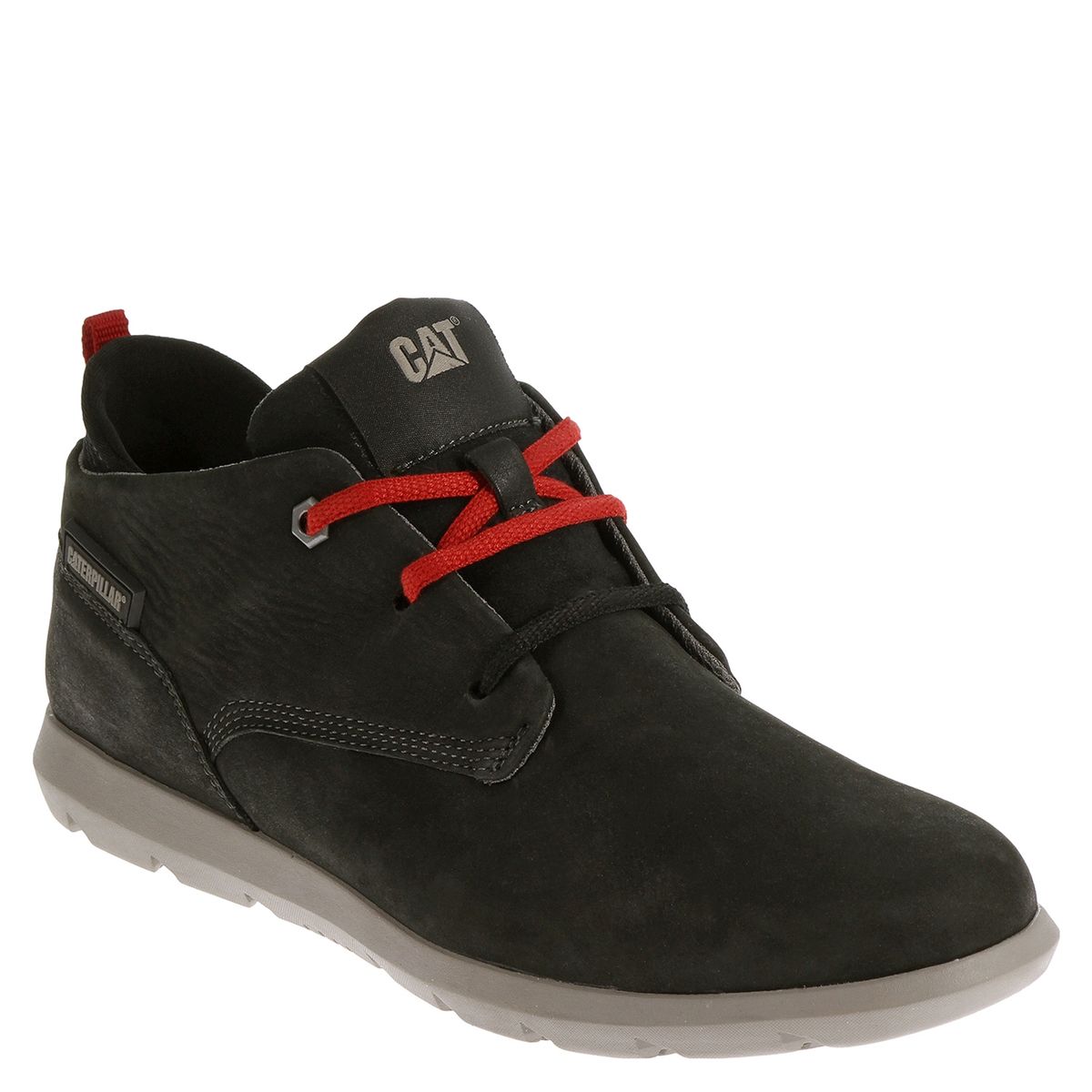 CAT - Roamer Mid Zapatilla Urbana Hombre Cuero Negra