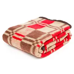 AMBIENTA - Frazada Escocesa Estampada Lana 140X210 Cm