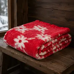 AMBIENTA - Frazada Lana Jacquard