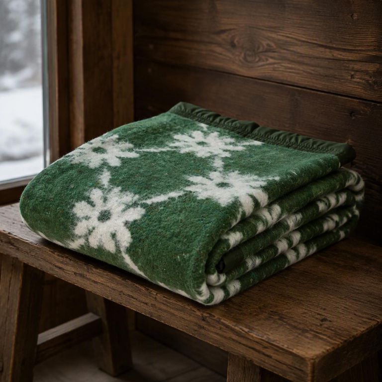 Frazada Lana Jacquard