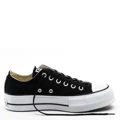 CONVERSE - Chuck Taylor All Star Plataforma Zapatilla Urbana Mujer Negro