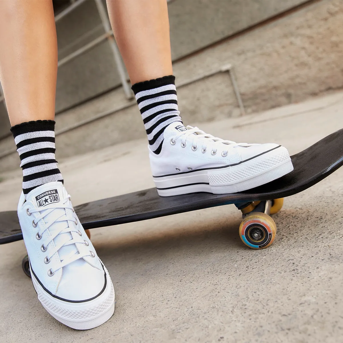 CONVERSE - Chuck Taylor All Star Lift Zapatilla Urbana Mujer Blanco Converse