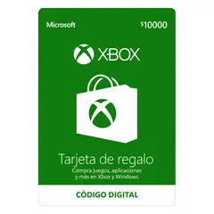 Microsoft - Tarjeta de Regalo Xbox 10.000 Código Digital