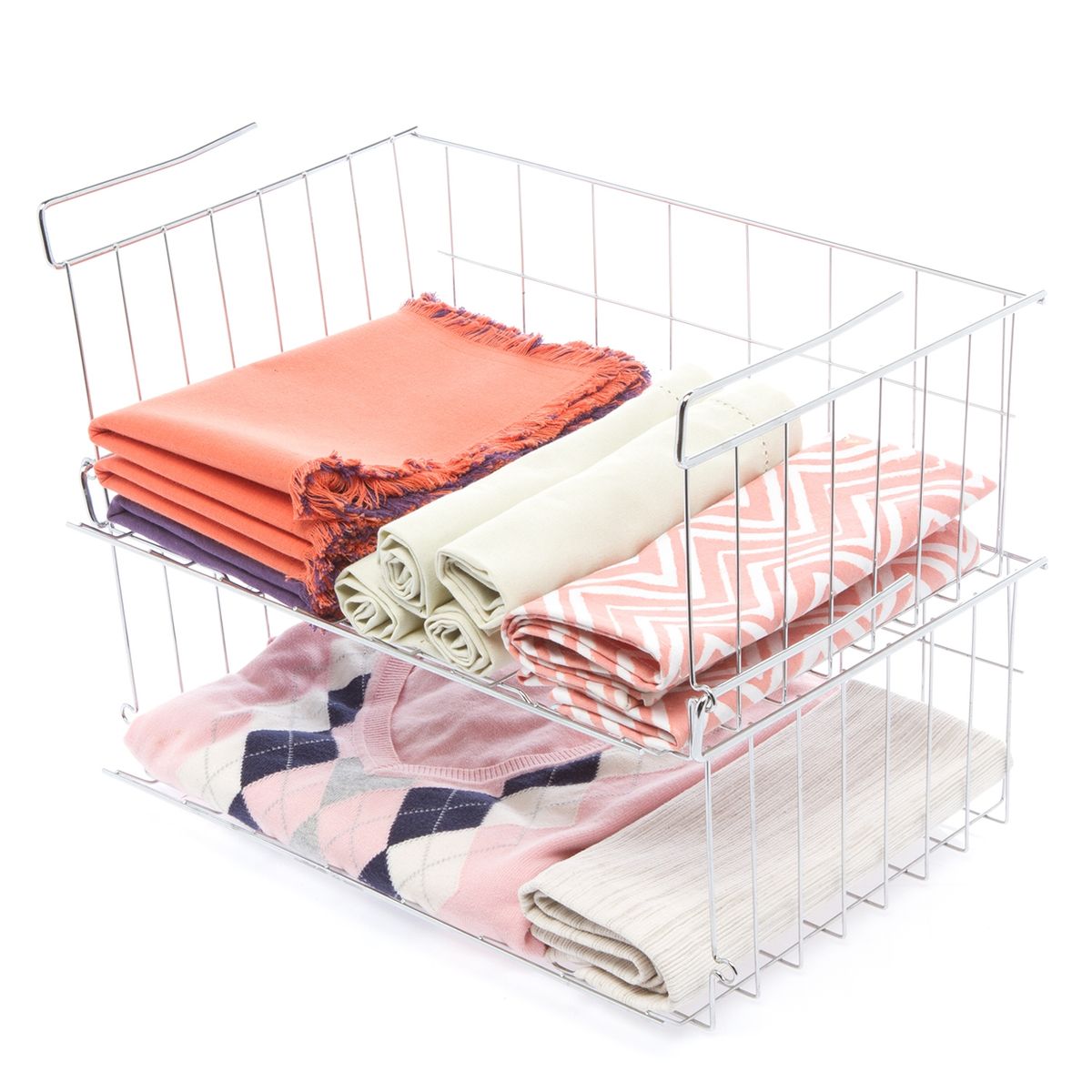 MAGLA - Pack 2 Canasto Maxi Apilable Magla