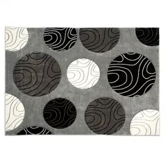 IDETEX - Alfombra Frize Carved 150X200 Circles