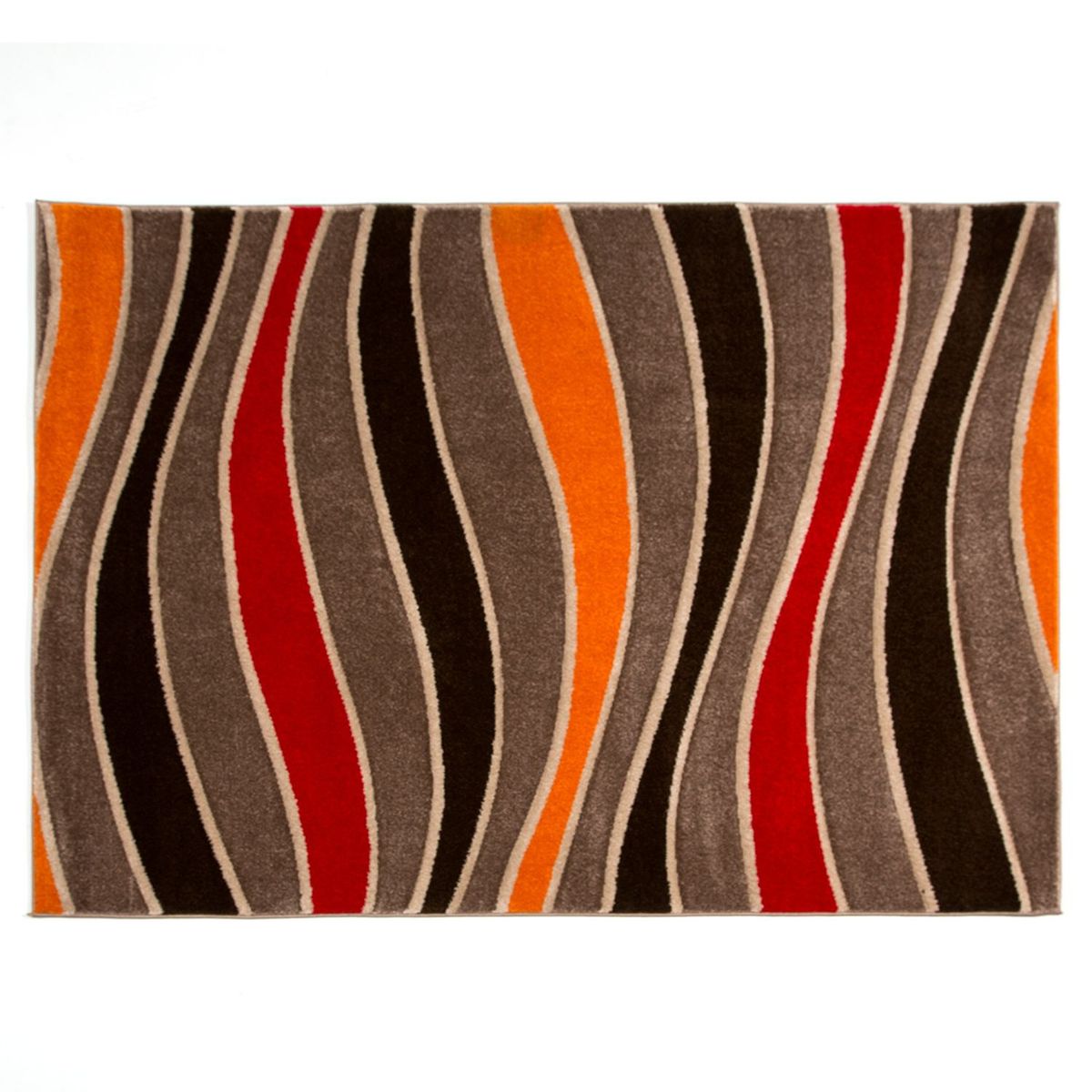IDETEX - Alfombra Frize Carved D6 Orange Idetex
