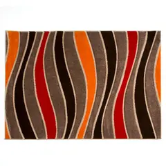 IDETEX - Alfombra Frize Carved D6 Orange