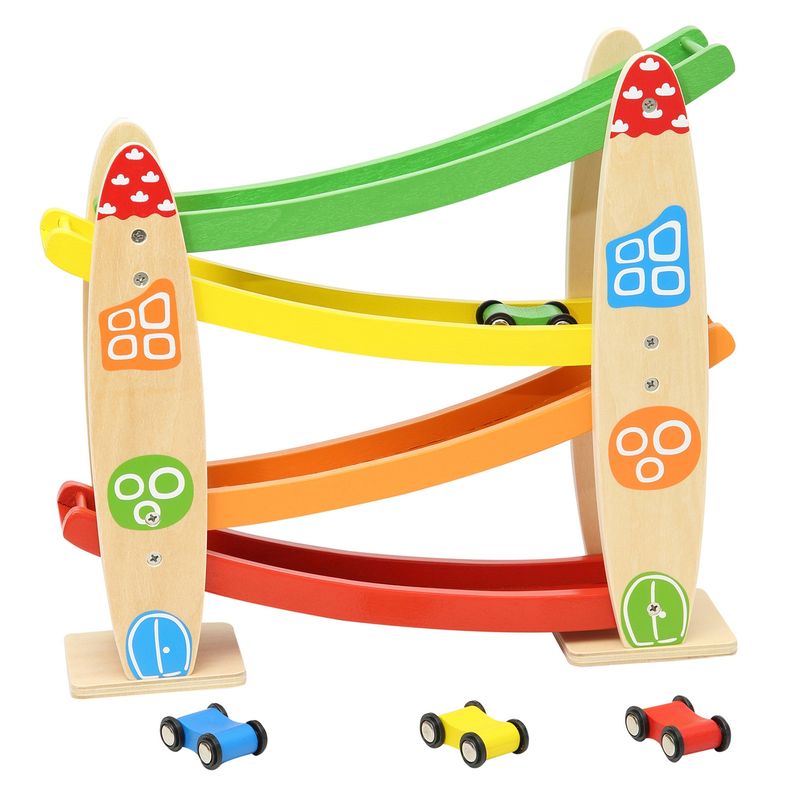Baby Way - Juguete De Madera Puente De Autito