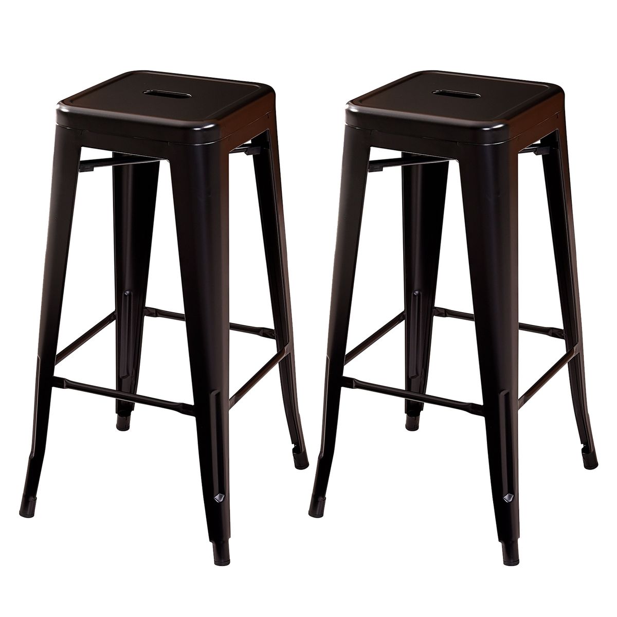 SPAZZIO - Pack 2 Bancos De Bar Alton