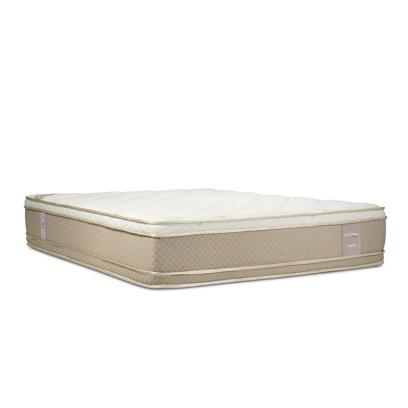 CELTA - Colchón Cotton Organic 2 plazas x 2.00mt Celta