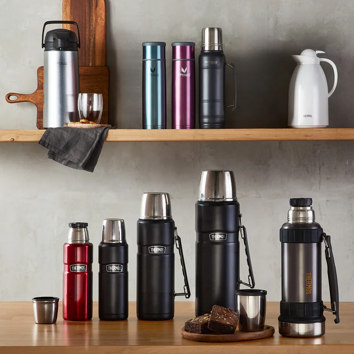 THERMOS - Termo Líquido 470 Ml King Acero Inoxidable Thermos