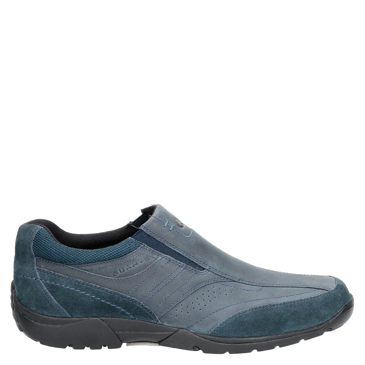 GUANTE - Zapato Casual Hombre Cuero Azul Guante