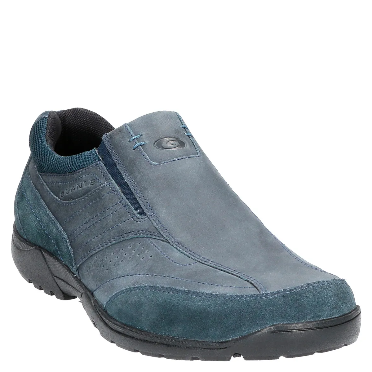 GUANTE - Zapato Casual Hombre Cuero Azul Guante