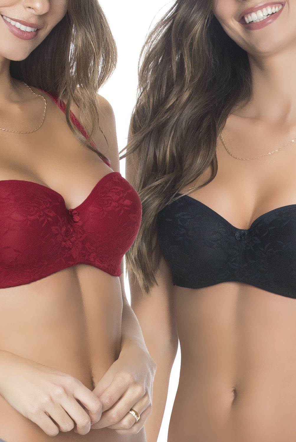 INTIME - Intime Pack 2 Sostenes Strapless Copa C
