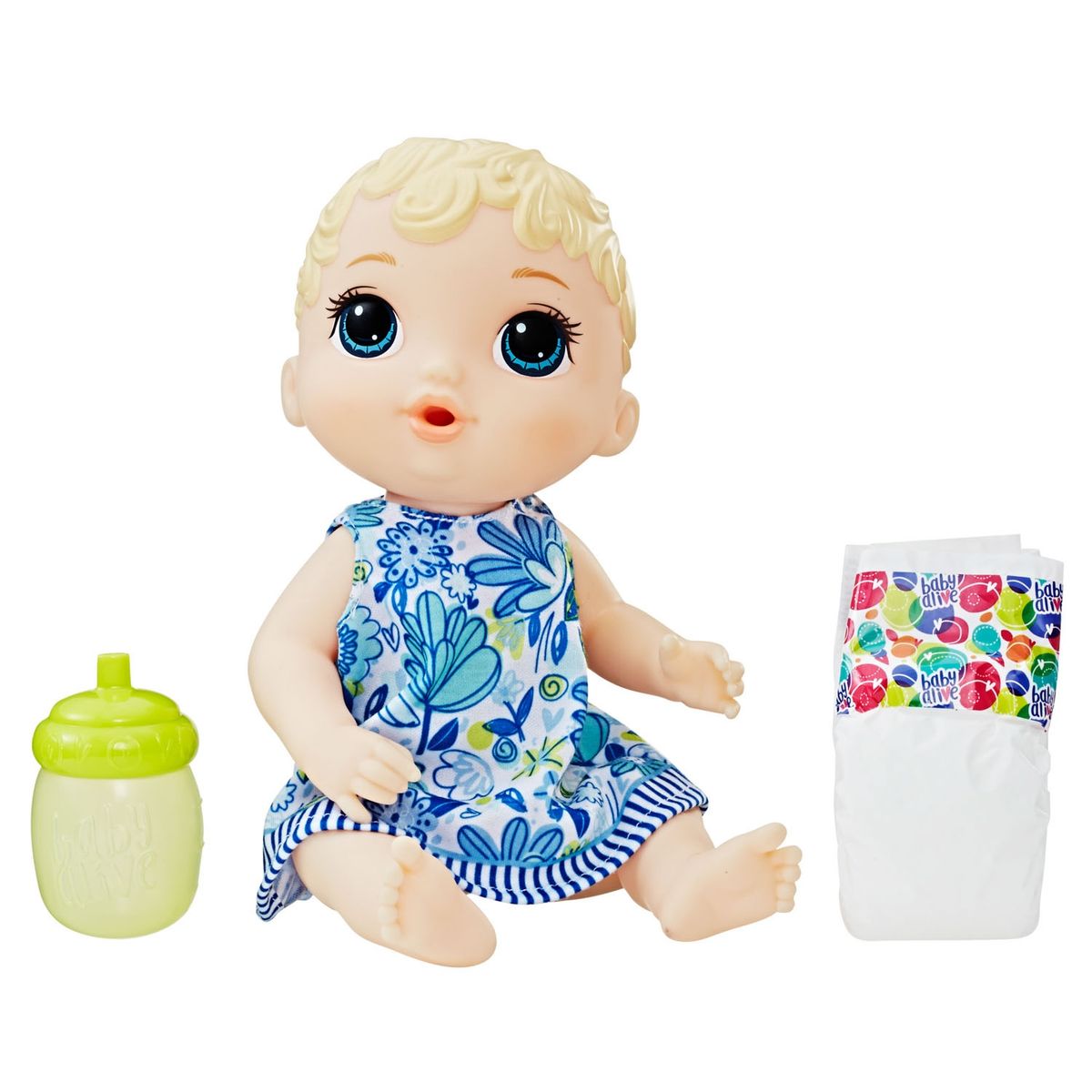 BABY ALIVE - Muñeca Bebé Sorbitos (Rubia) Baby Alive