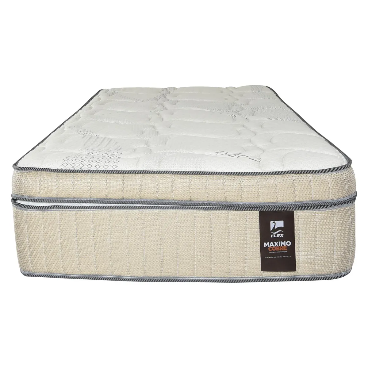 FLEX - Colchón Maximo Cobre 1.5 plazas x 2.00mt Flex