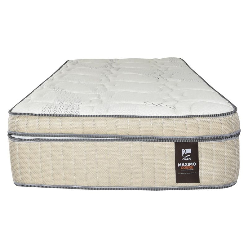 FLEX - Colchón Maximo Cobre 1.5 plazas x 2.00mt Flex