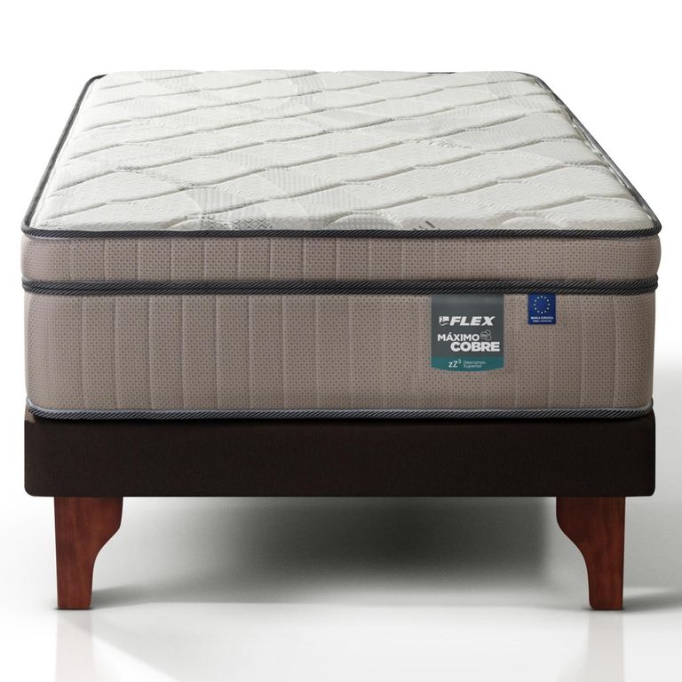 Cama Europea Maximo Cobre 1.5 Plazas X 2.00Mt
