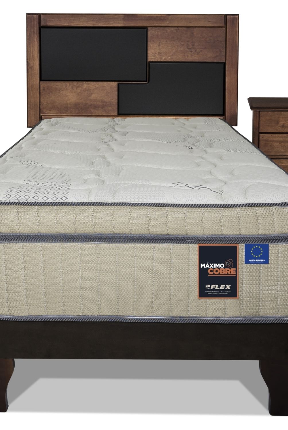 FLEX - Cama Europea Maximo Cob 1.5 Plazas Flex