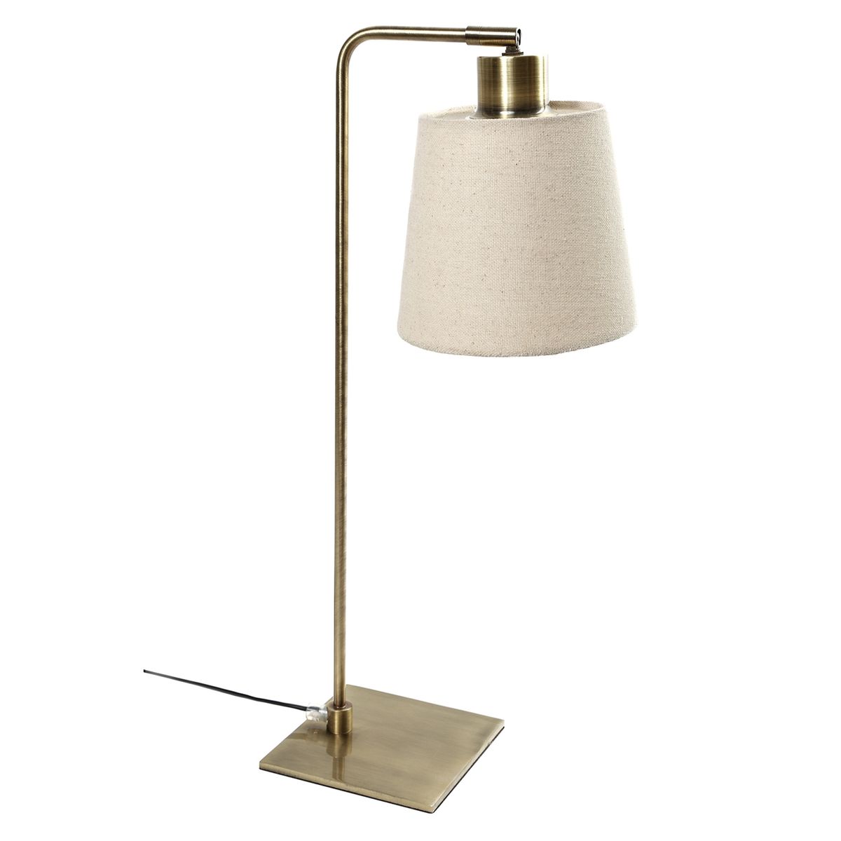 DISEÑO 3 - Lámpara Velador Ele Bronce Diseño 3