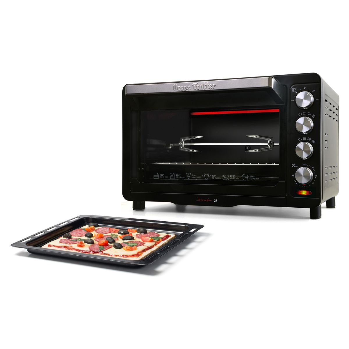 URSUS TROTTER - Horno Eléctrico 36 Lts 1500 W UT-LEIF36 Ursus Trotter
