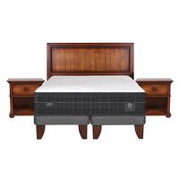 Cama Europea Lux 2 Plazas Base Dividida Monterrey
