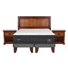 CIC - Cama Europea Lux 2 Plazas Base Dividida Monterrey