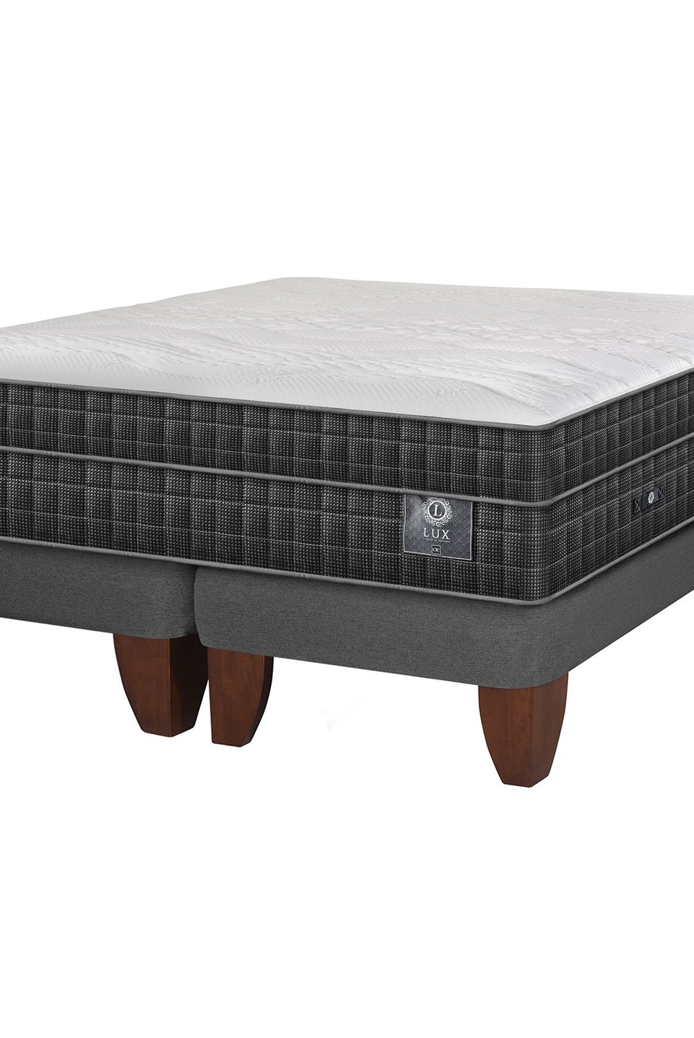 CIC - Cama Europea Lux King X 2.00Mt Base Dividida Cic