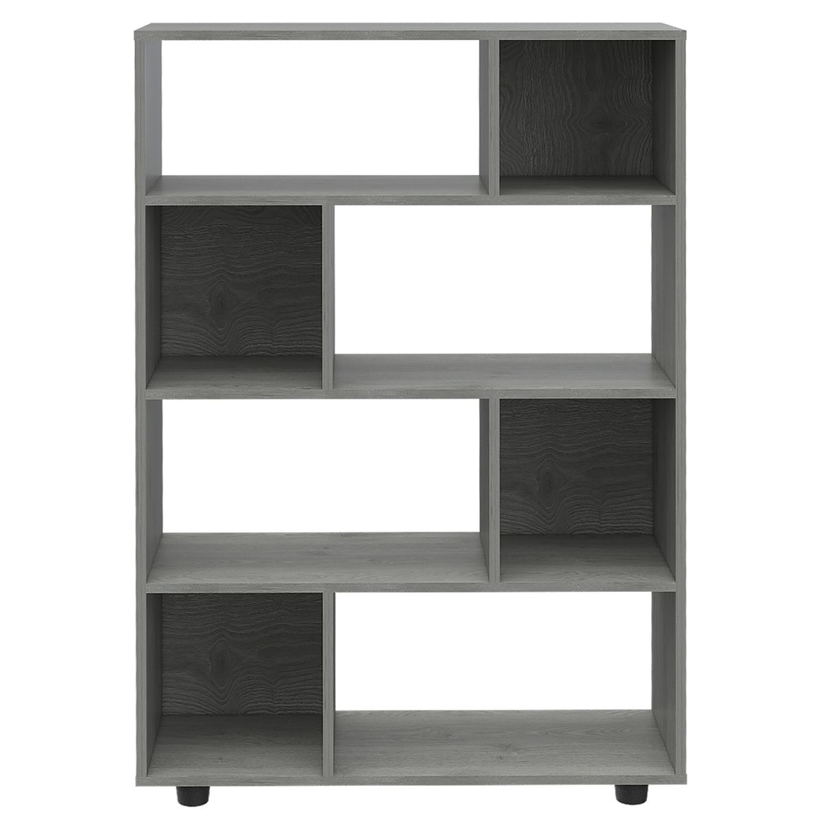 TUHOME - Biblioteca Office 8 Ceniza Tuhome