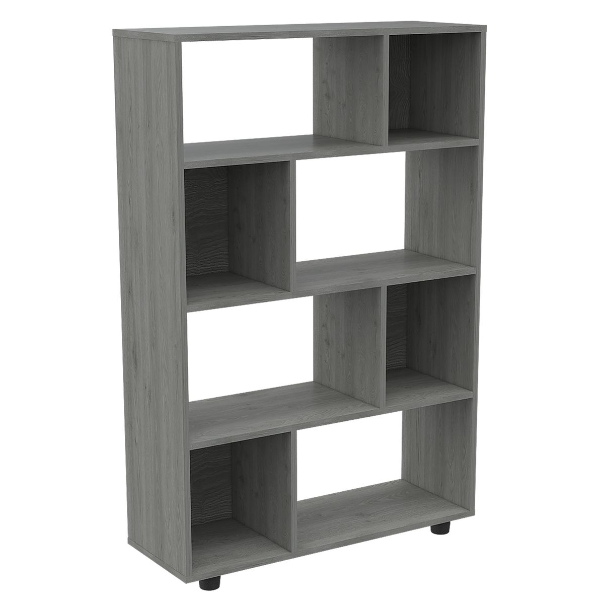 TUHOME - Biblioteca Office 8 Ceniza Tuhome