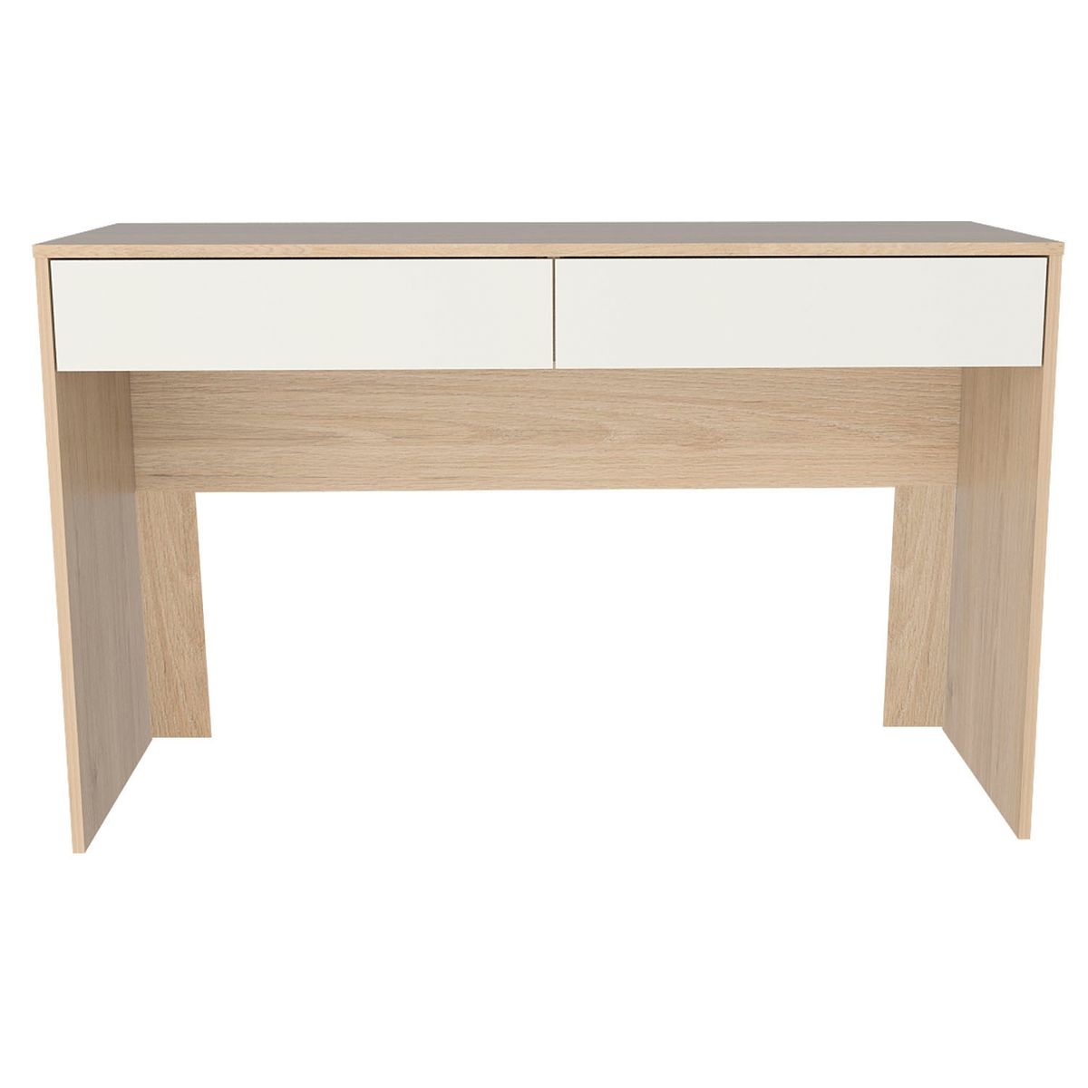 TUHOME - Escritorio Acre Rovere+Blanco Tuhome